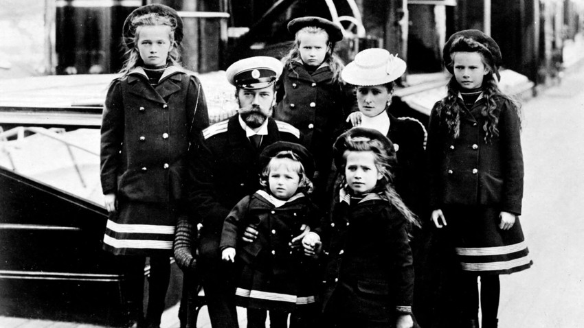 The Russian Royal Family, years before the revolutions started.