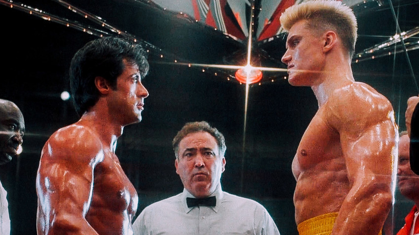 Adegan film 'Rocky 4'.