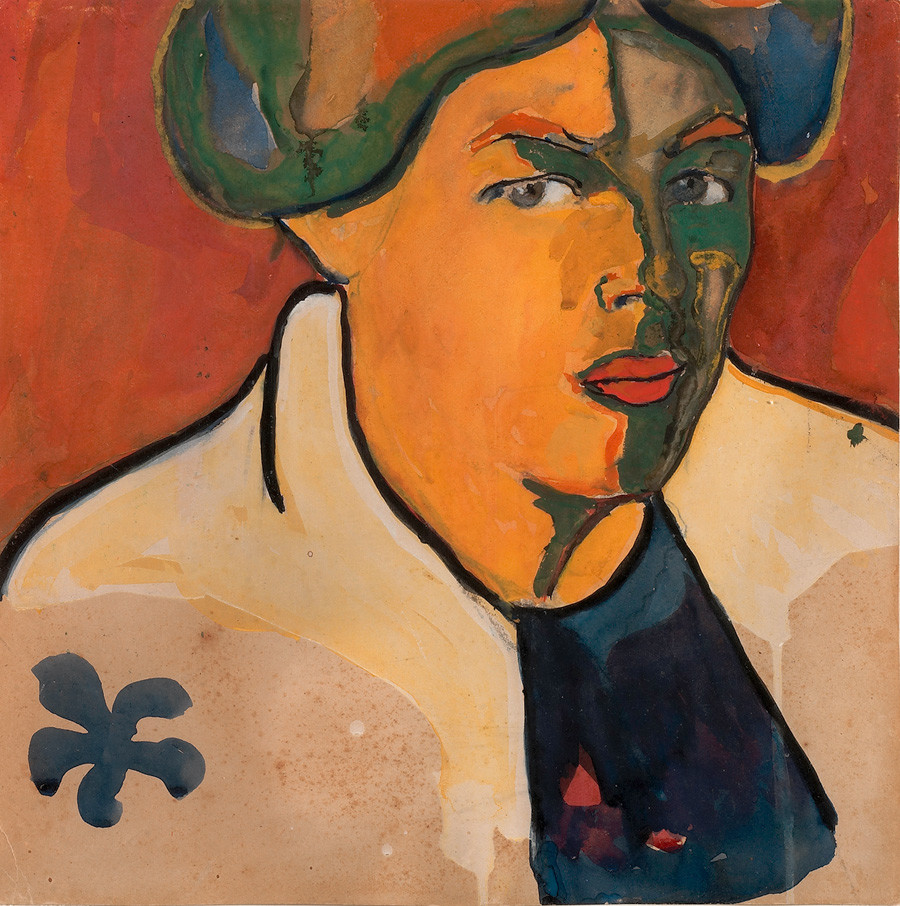  Kazimir Malevich. Woman's portrait, 1910-1911.