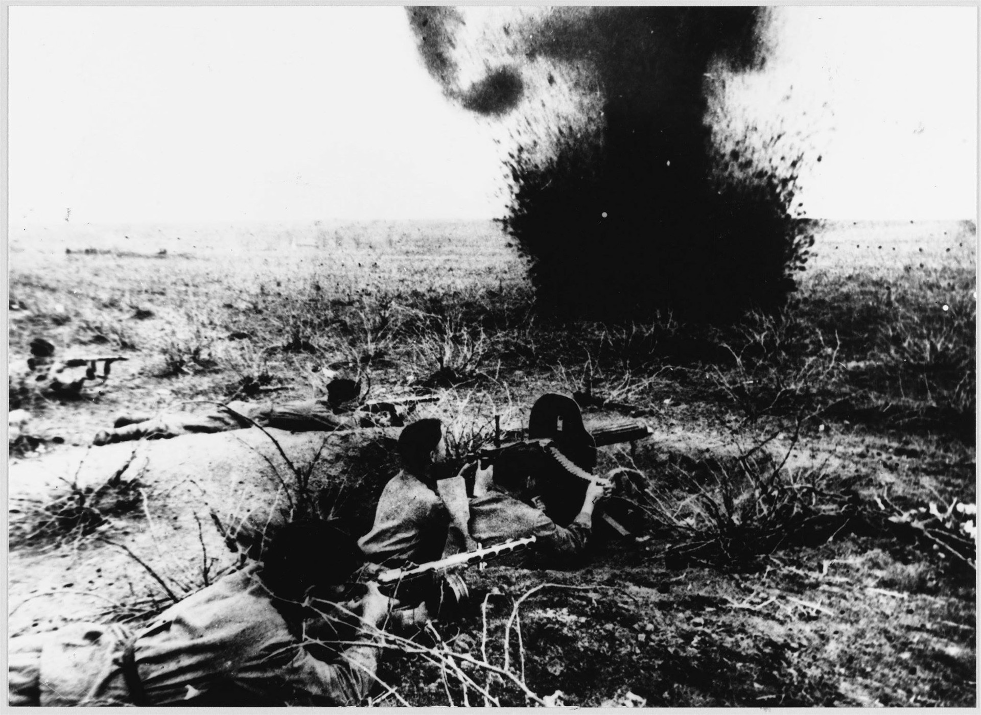 Совјетска гардијска пешадија у дејству, јул Курска битка