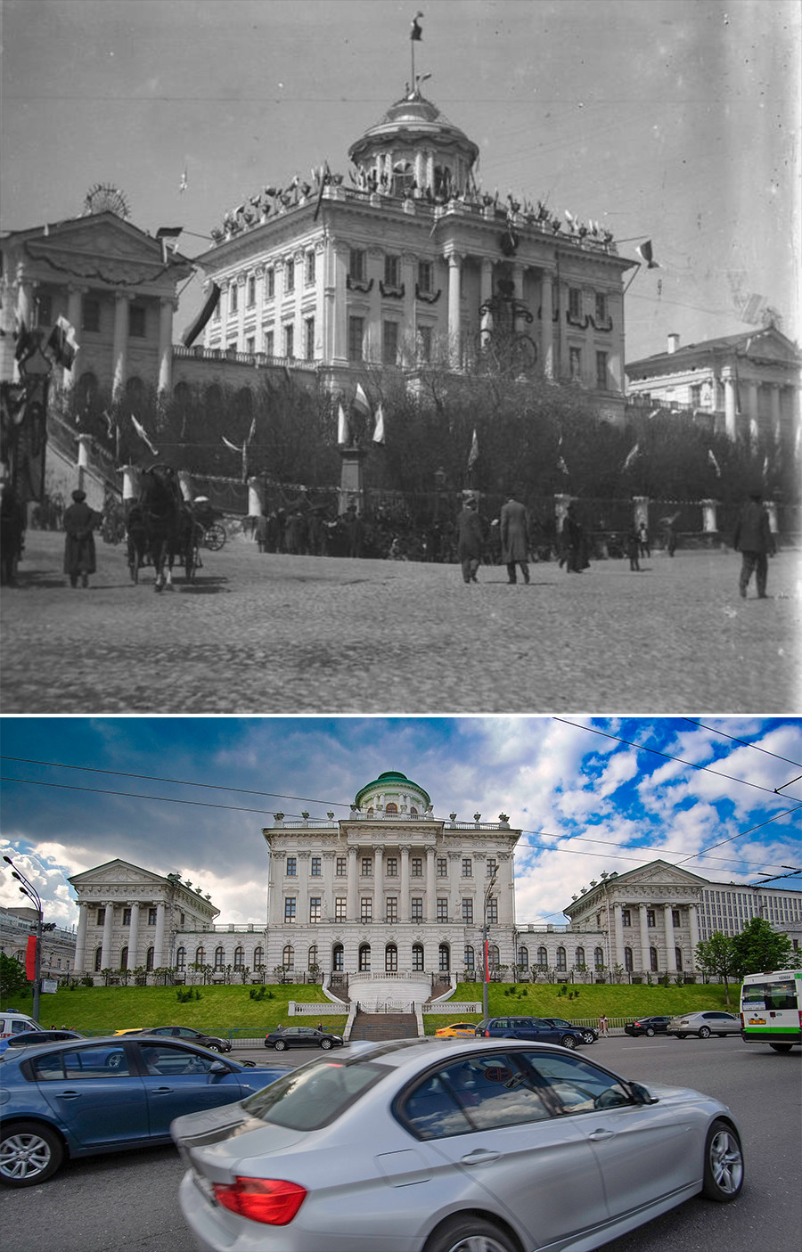 EN IMAGES Avant et après le visage de Moscou au XIXe siècle et de nos