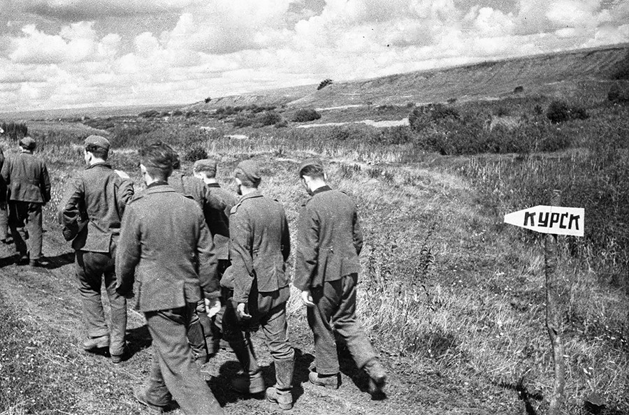 Deutsche Kriegsgefangene in Kursk