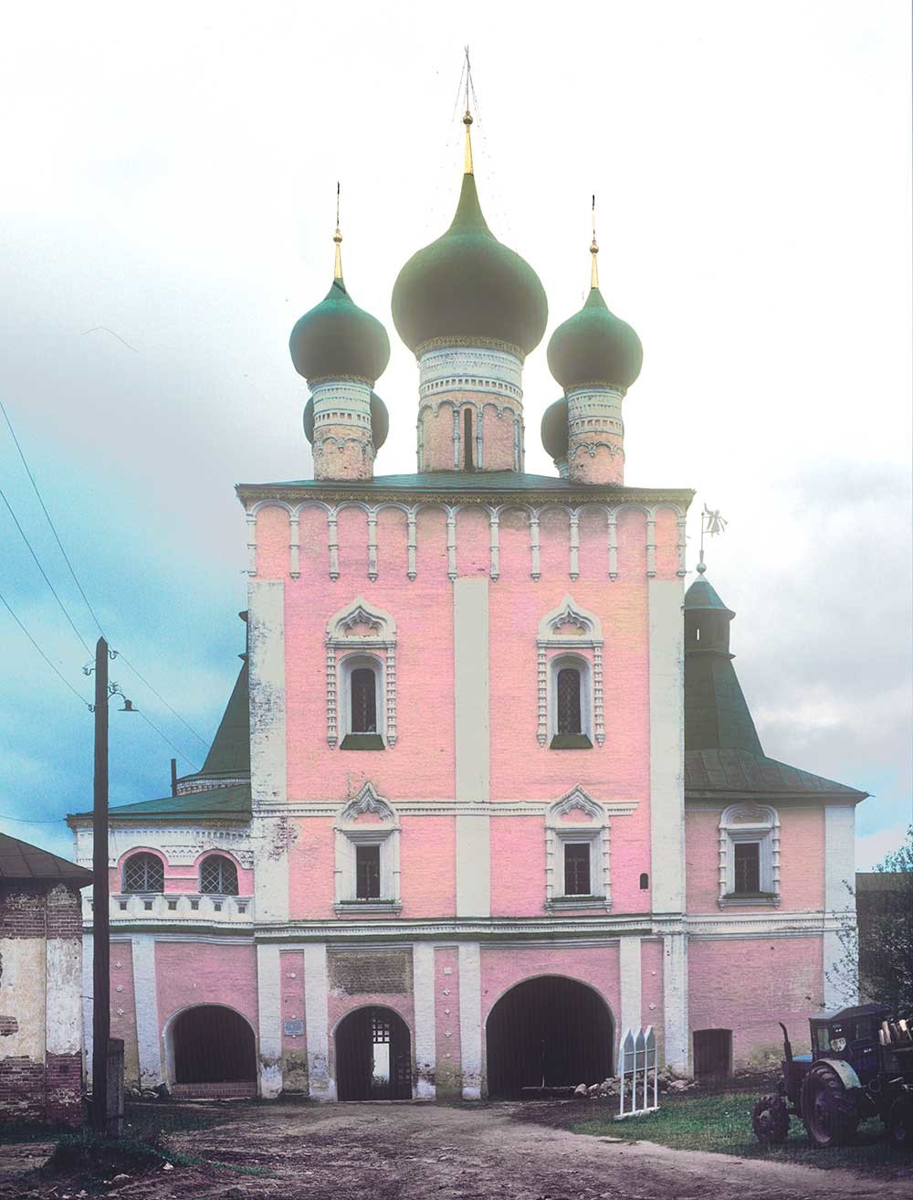 Monastero Borisoglebskij, Chiesa della Purificazione, vista del lato meridionale, 4 ottobre 1992