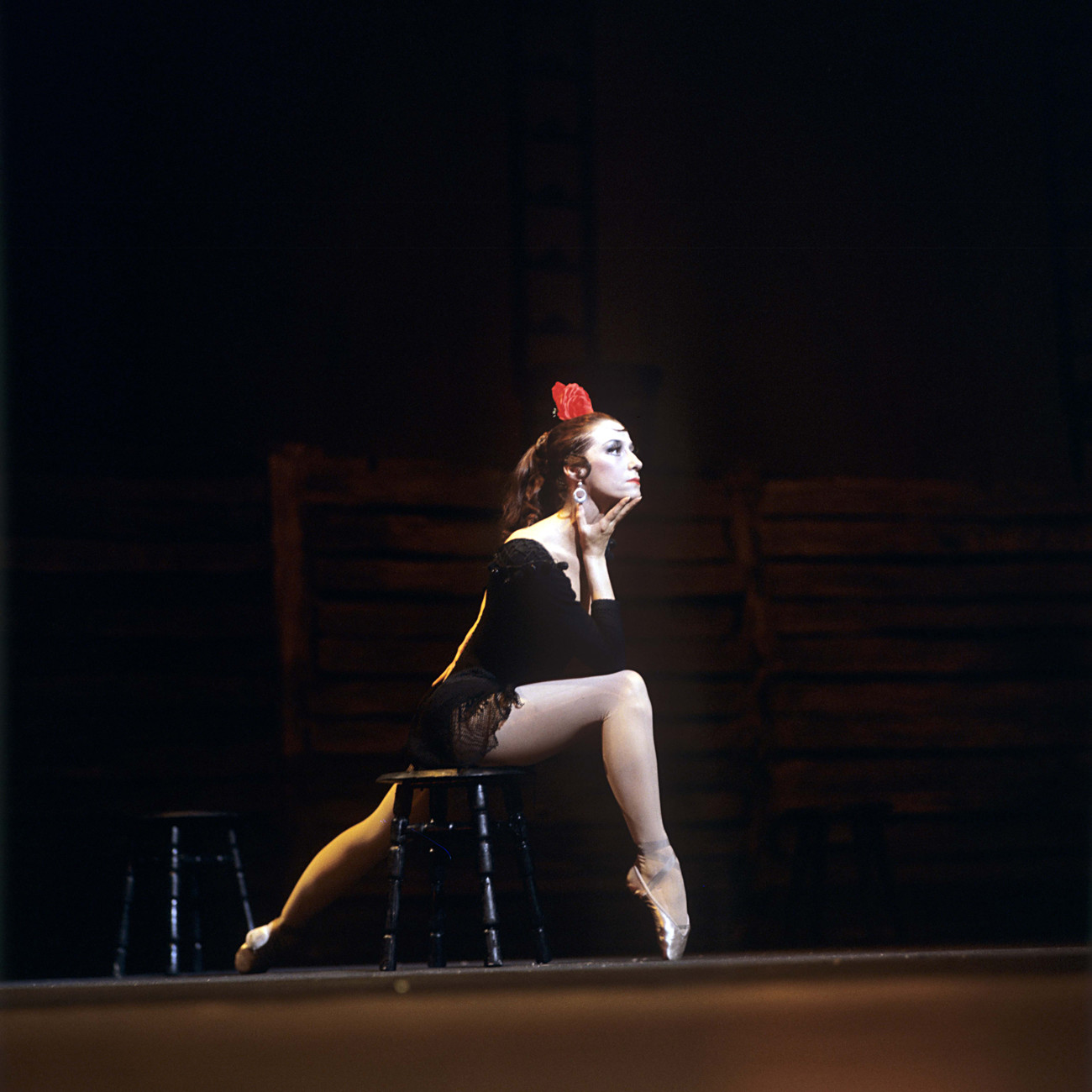 Maja Pliseckaja kot Carmen ob nastopu v Bolšoj teatru