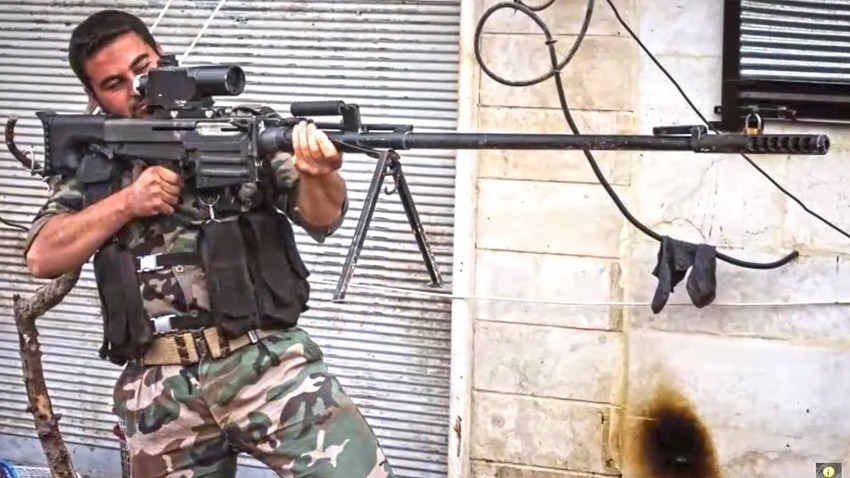 Тешката снајперска пушка ОСВ-96 „Провалник“ во Сирија