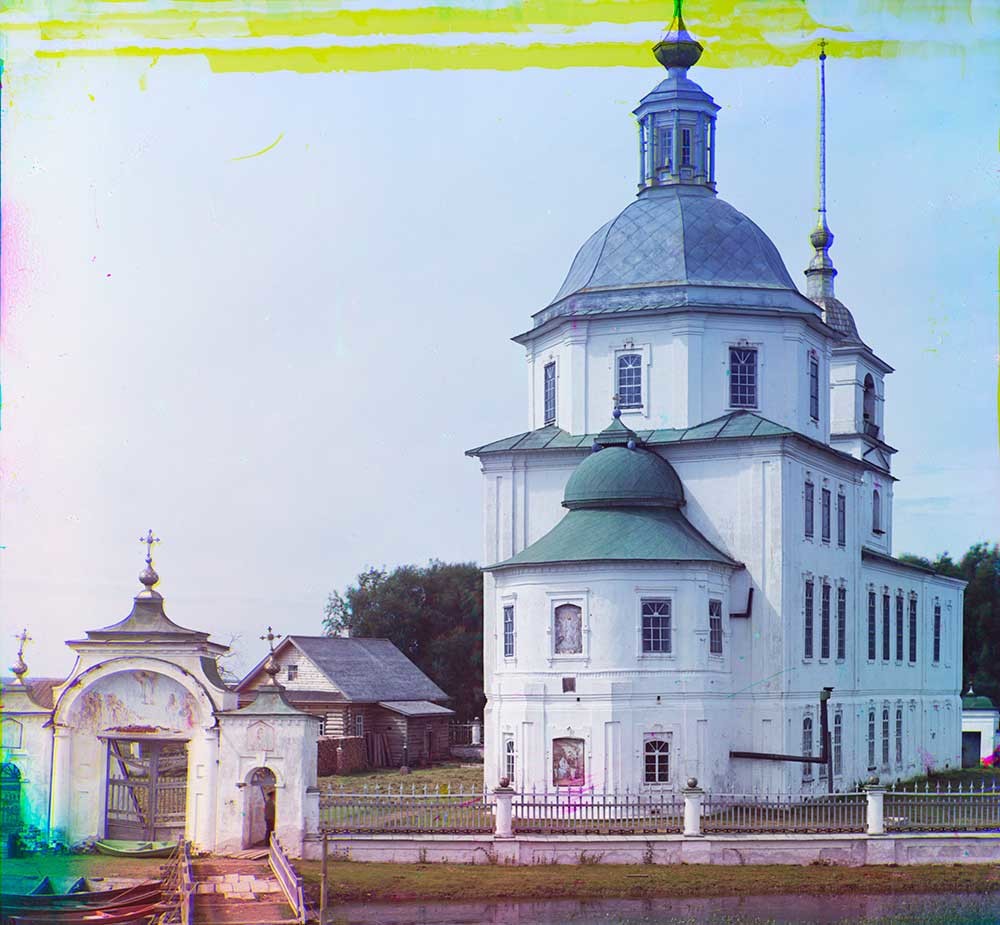 Krokhino. Chiesa della Natività di Cristo, vista nord-est. Estate 1909