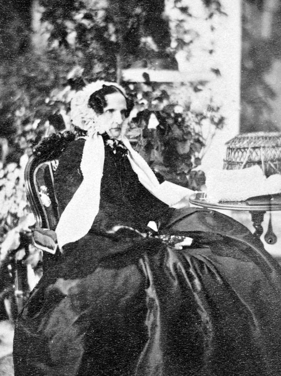 アレクサンドラ・フョードロヴナ皇后、ニコライ1世の妻、1860年
