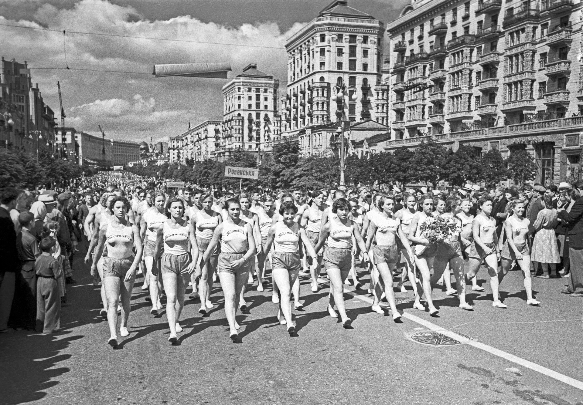 Eröffnung der Spartakiade 1956