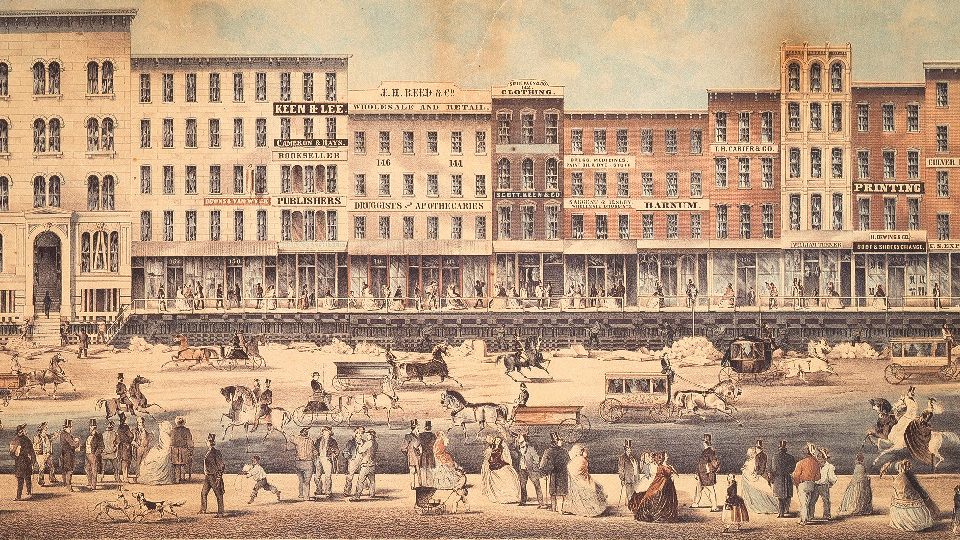 Chicago in den 1860er Jahren