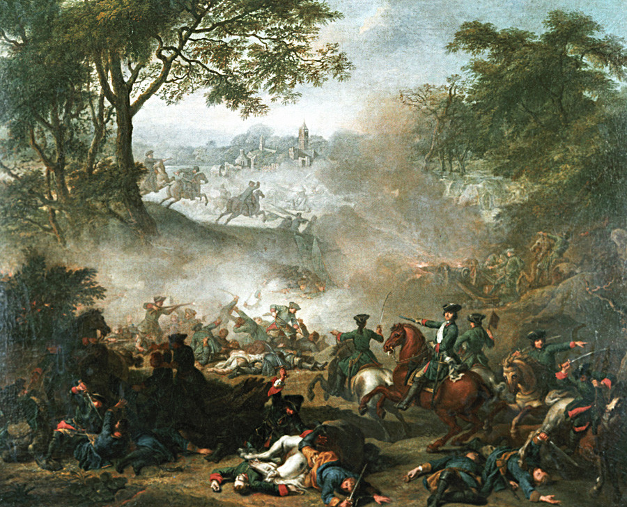 „Битка код Лесне“, Жан Марк Натије, 1717 /Музеј „Пушкин“
