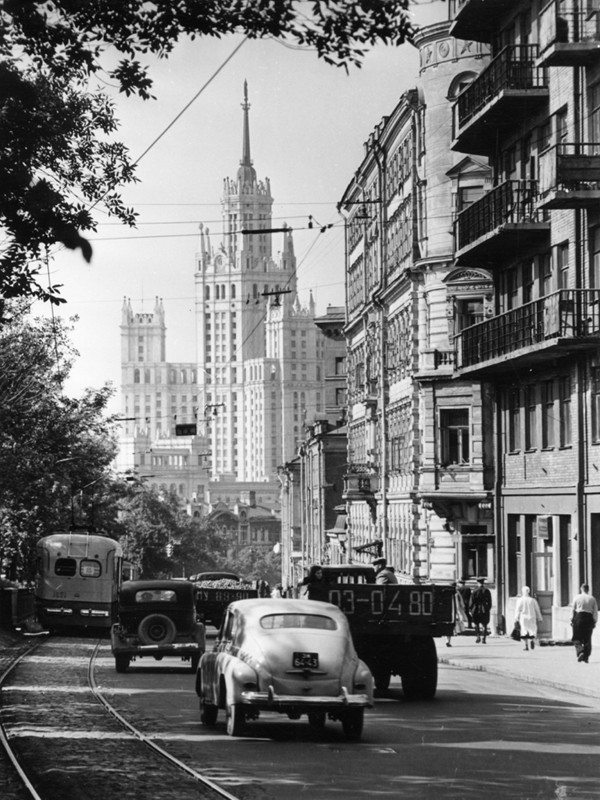  Le boulevard Iaouzski, Moscou, années 1950