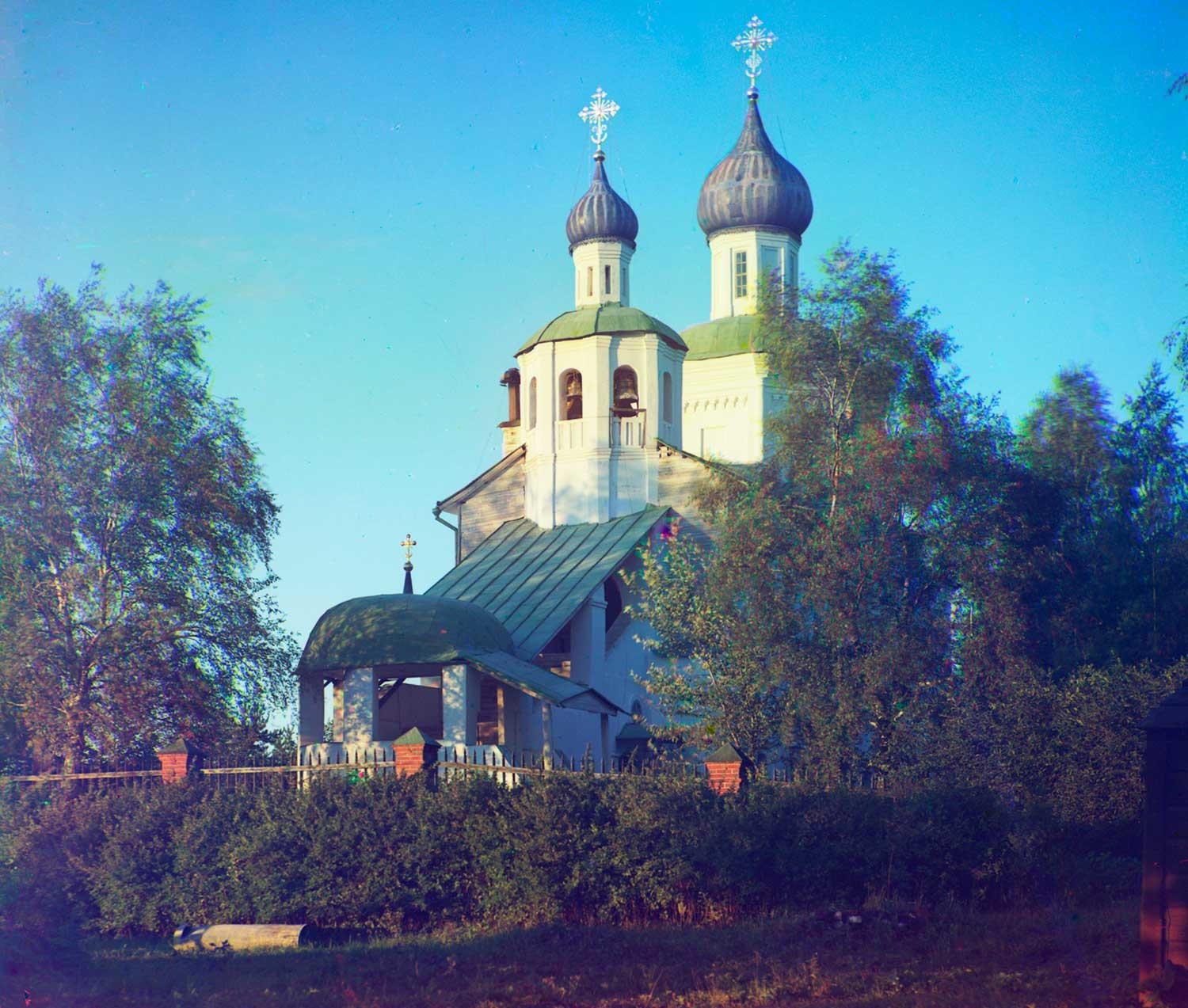 Iglesia del Icono de Nuestra Señora de Smolensk. Vista suroeste. Verano de 1911.