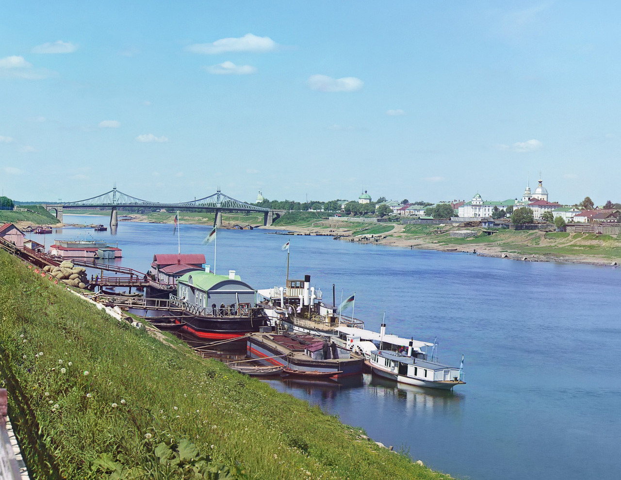 Vista dos rios Tver e Volga