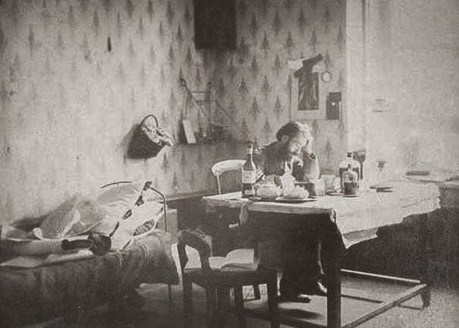 Иван Болдирјев у раду на свом филму за фотоапарате.