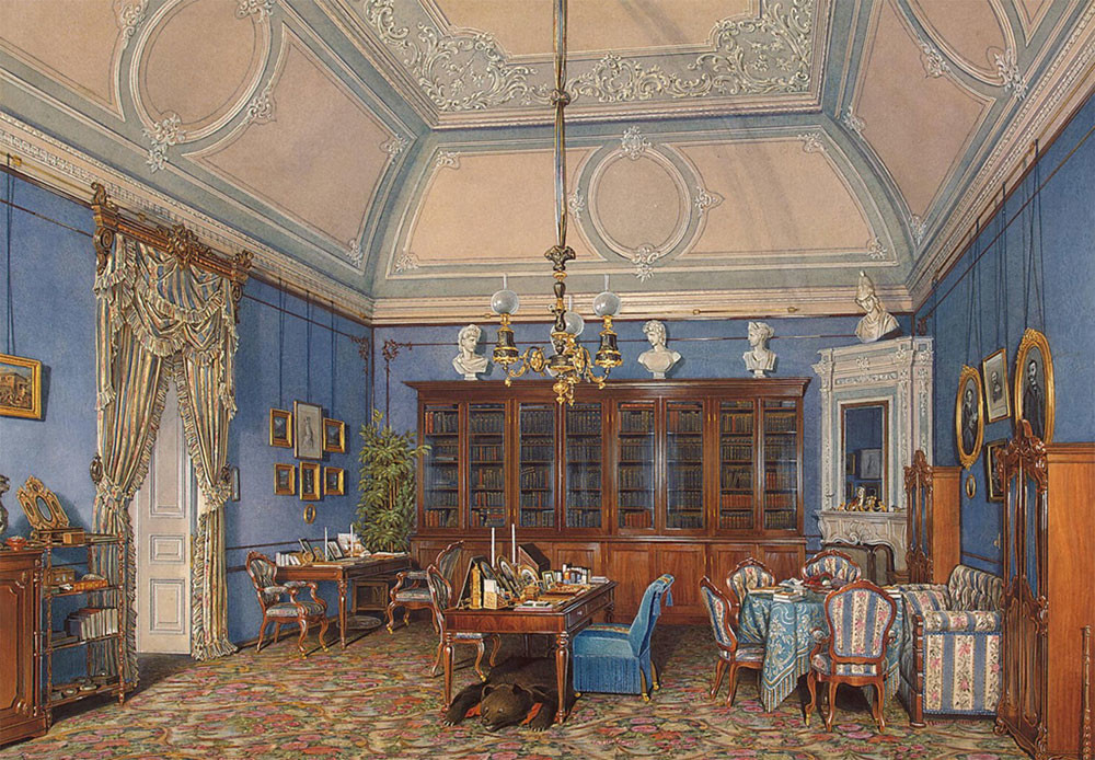 Gabinete de la gran duquesa María Alexándrovna.