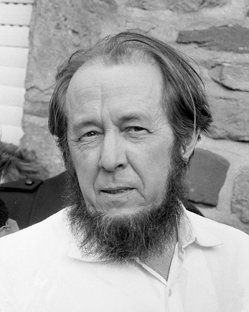 Alexánder Solzhenitsin en 1974.