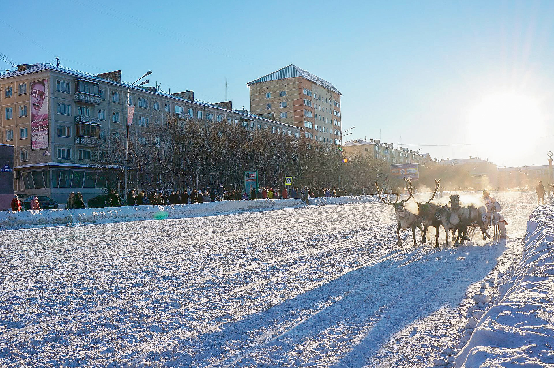 Winter in Vorkuta.