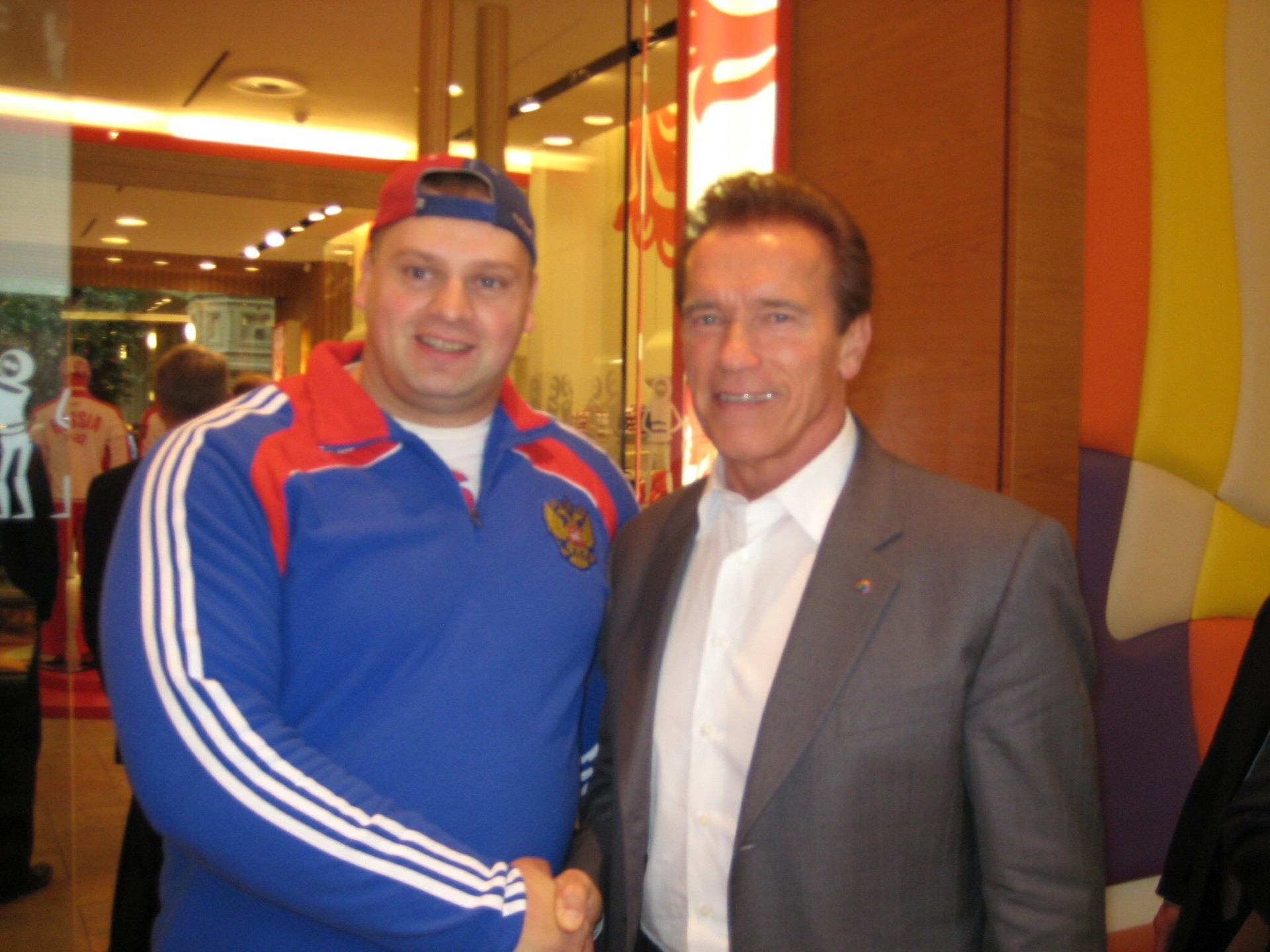Muromski i Arnold Schwarzenegger