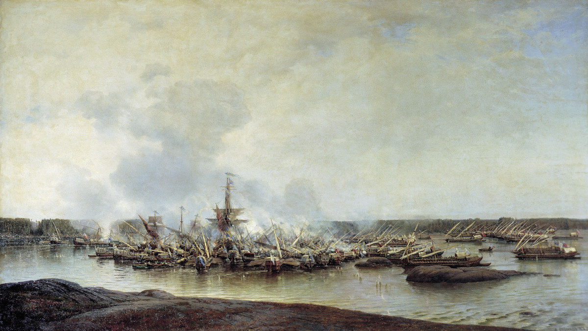 Die Schlacht bei Sinope von Iwan Aiwasowski, 1853