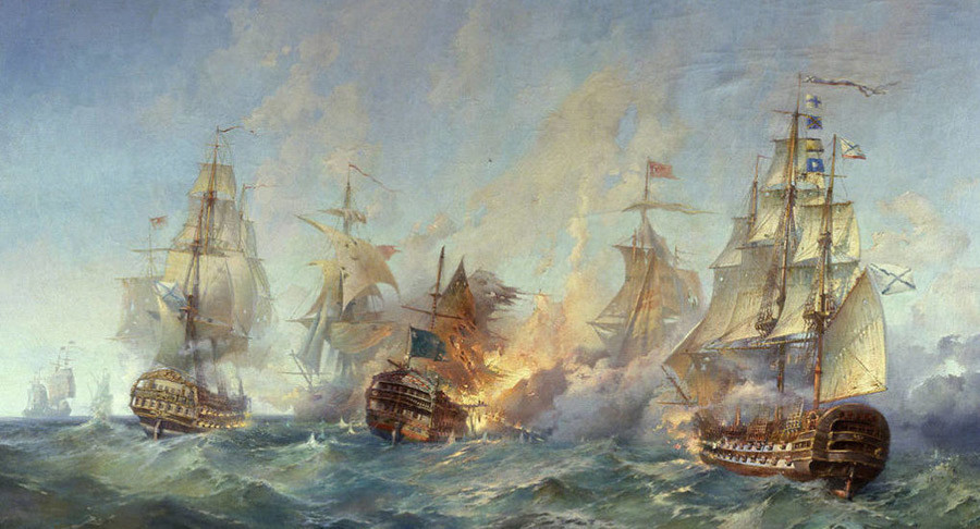 Aleksander Blinkov. Pomorska bitka pri Tendri, 8. in 9. septembra 1790