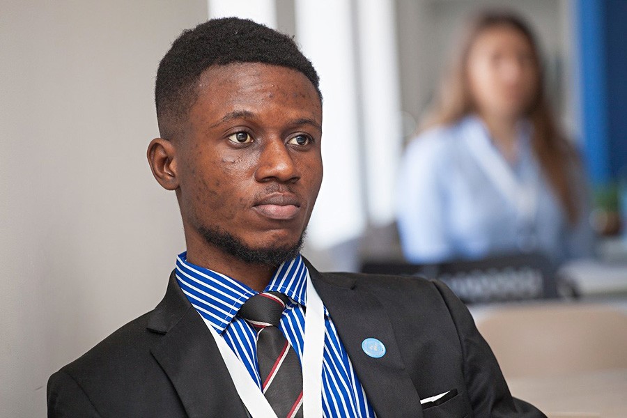 Daniel Ohene-Agyekum, študent Državne univerze v Tjumenu
