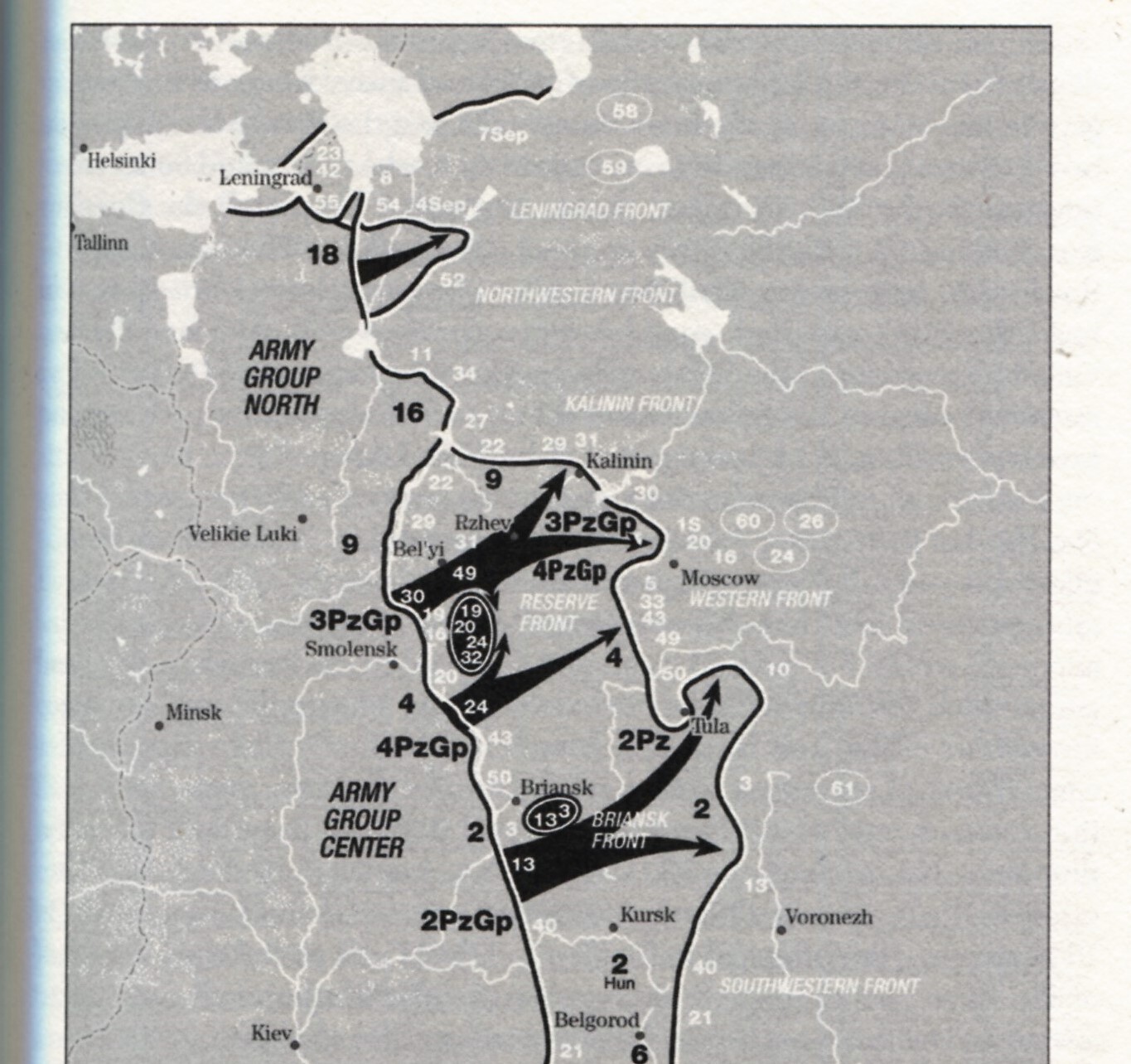 План операције „Тајфун“ и немачке офанзиве на Москву од октобра до децембра 1941. године.