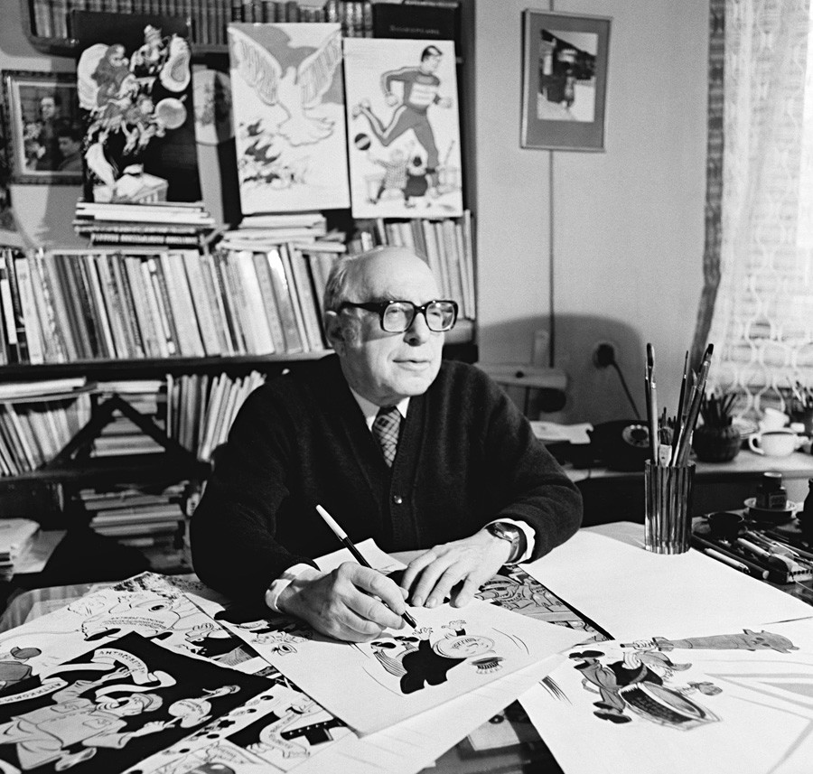 Boris Jefimow Politischer Karikaturist, der den Zaren und das