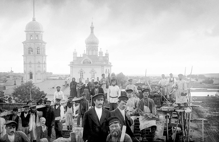 Храм Рођења Христовог. Фотографија из 1900–1915 .
