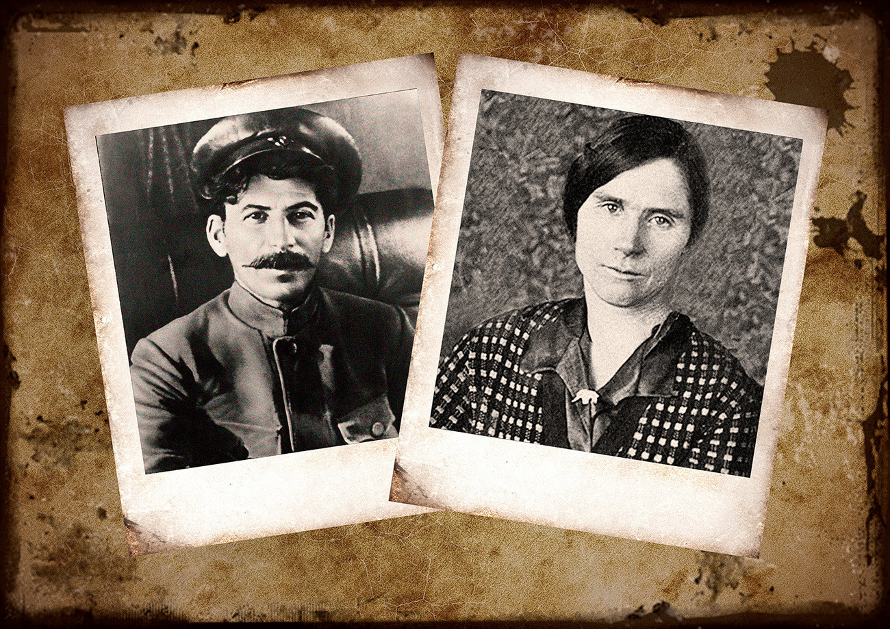 Iósif Stalin y Lida Perepríguina.