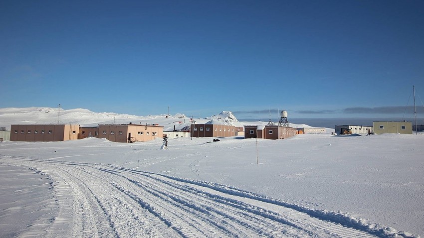 Bellingshausen, Antarktika, zimska fotografija