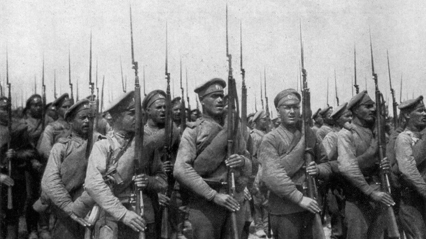 Руска пешадија у Првом светском рату