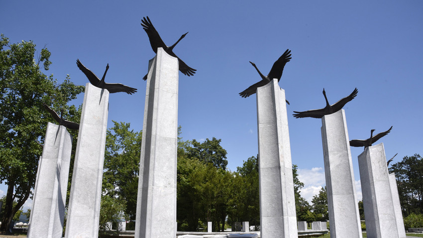 Spomenik Sinovom Rusije in Sovjetske zveze, ki so padli v obeh svetovnih vojnah, Žale, Ljubljana, 2016