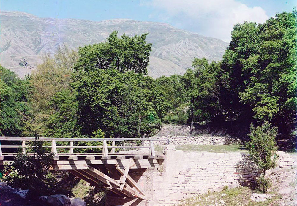 Puente de Shamil junto a Nizhní Gunib