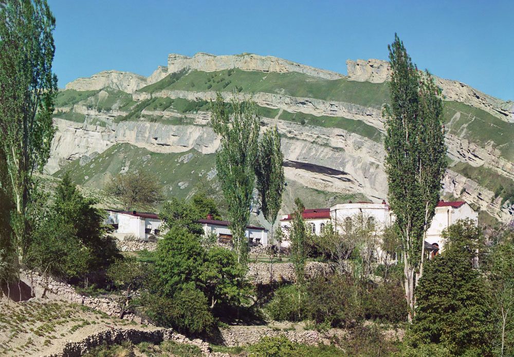 Aldea de Nizhni Gunib en Daguestán.