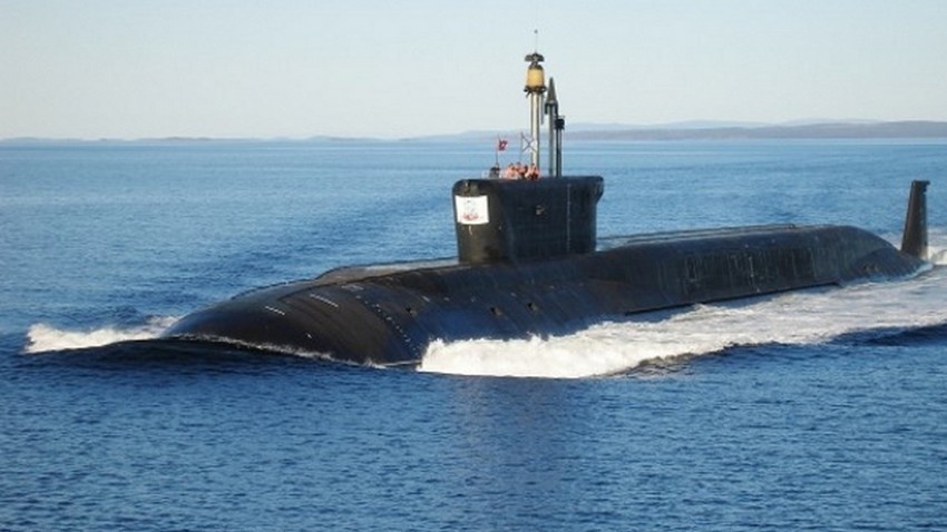 Нуклеарната подморница „Јуриј Долгоруки“.