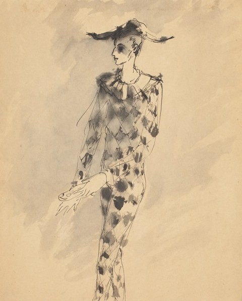 Harlequin was one of Sokolov's favorite characters.