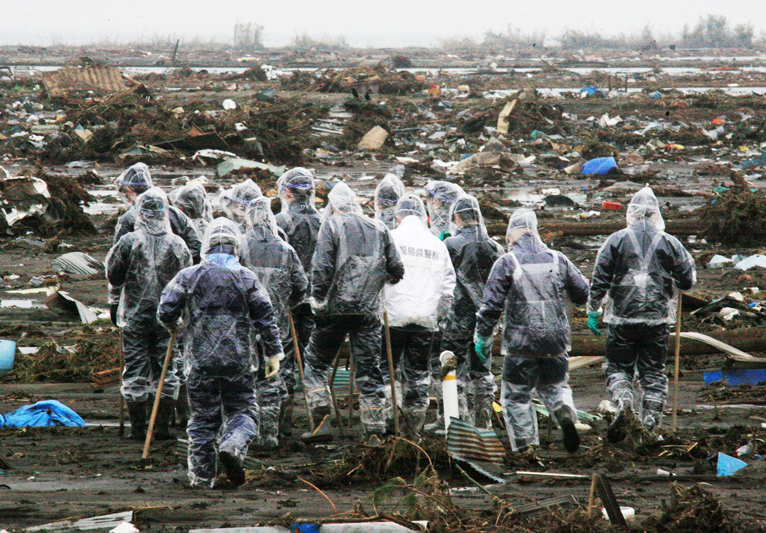 There were more Russian rescuer workers than from any other county dispatched to Japan 
