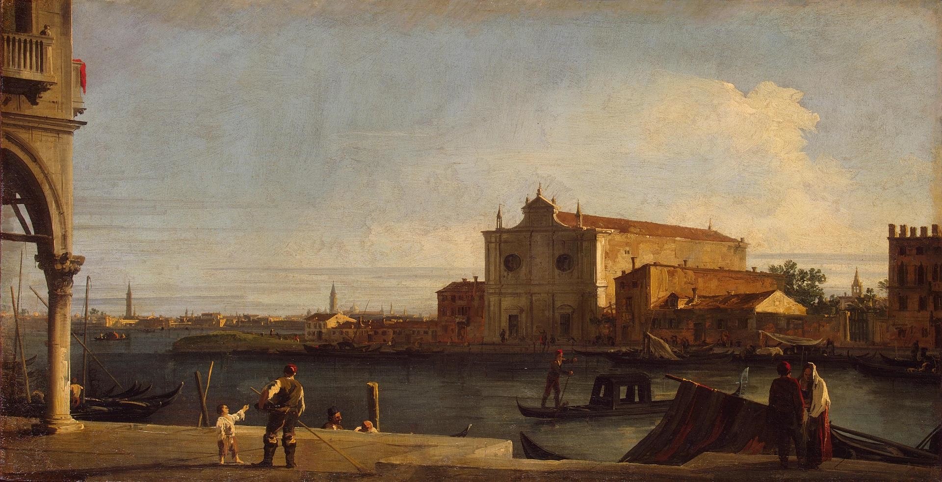 Veduta di San Giovanni dei Battuti a Murano/Canaletto