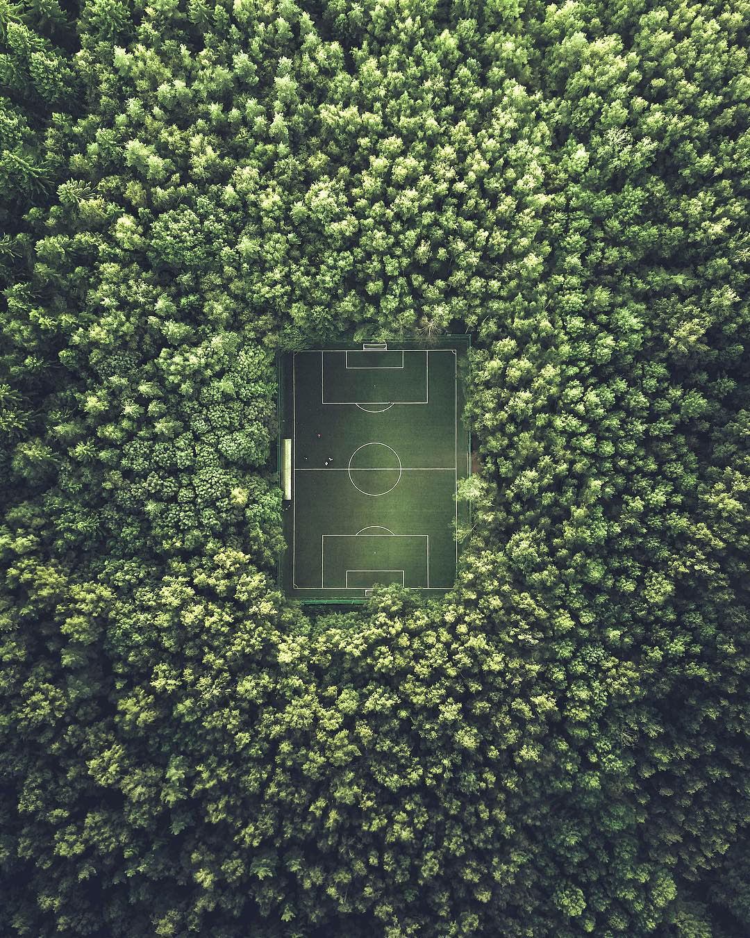 Football pitch in Moscow Region
