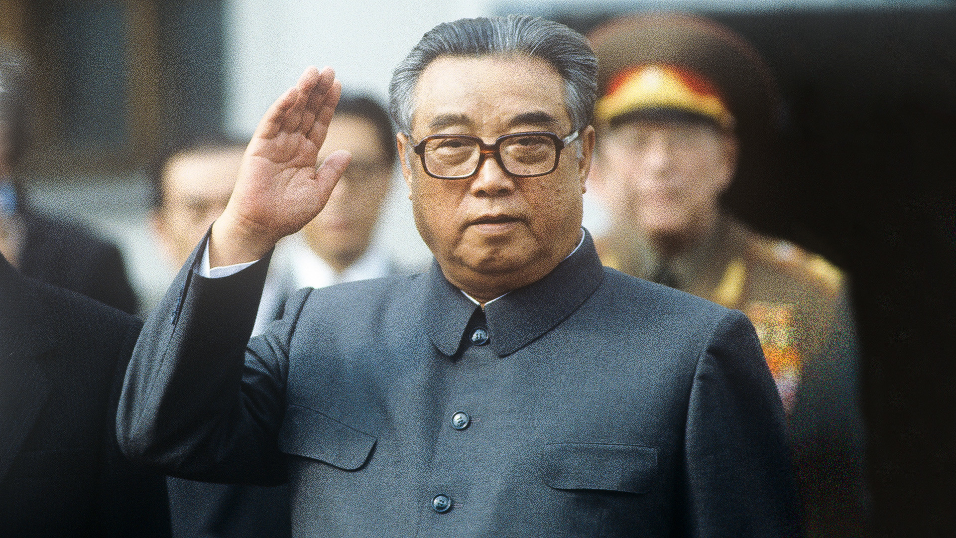朝鮮民主主義人民共和国初代最高指導者、金日成。北朝鮮の代表団によるソ連ヘの公式友好訪問。