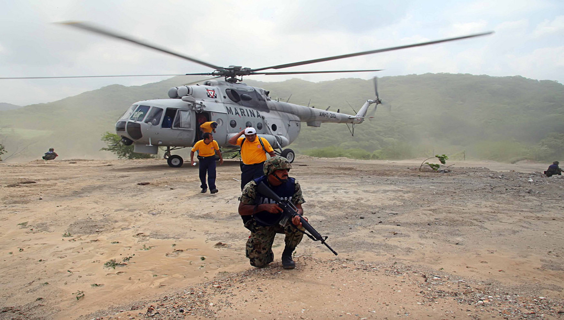 Mi-17 forma parte de la Armada de México.