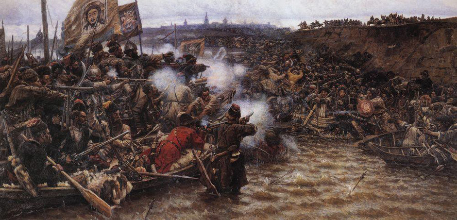 “A conquista da Sibéria por Iermak”, 1895