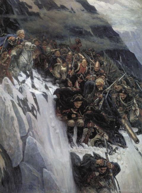  “Suvorov Cruzando os Alpes”, 1899
