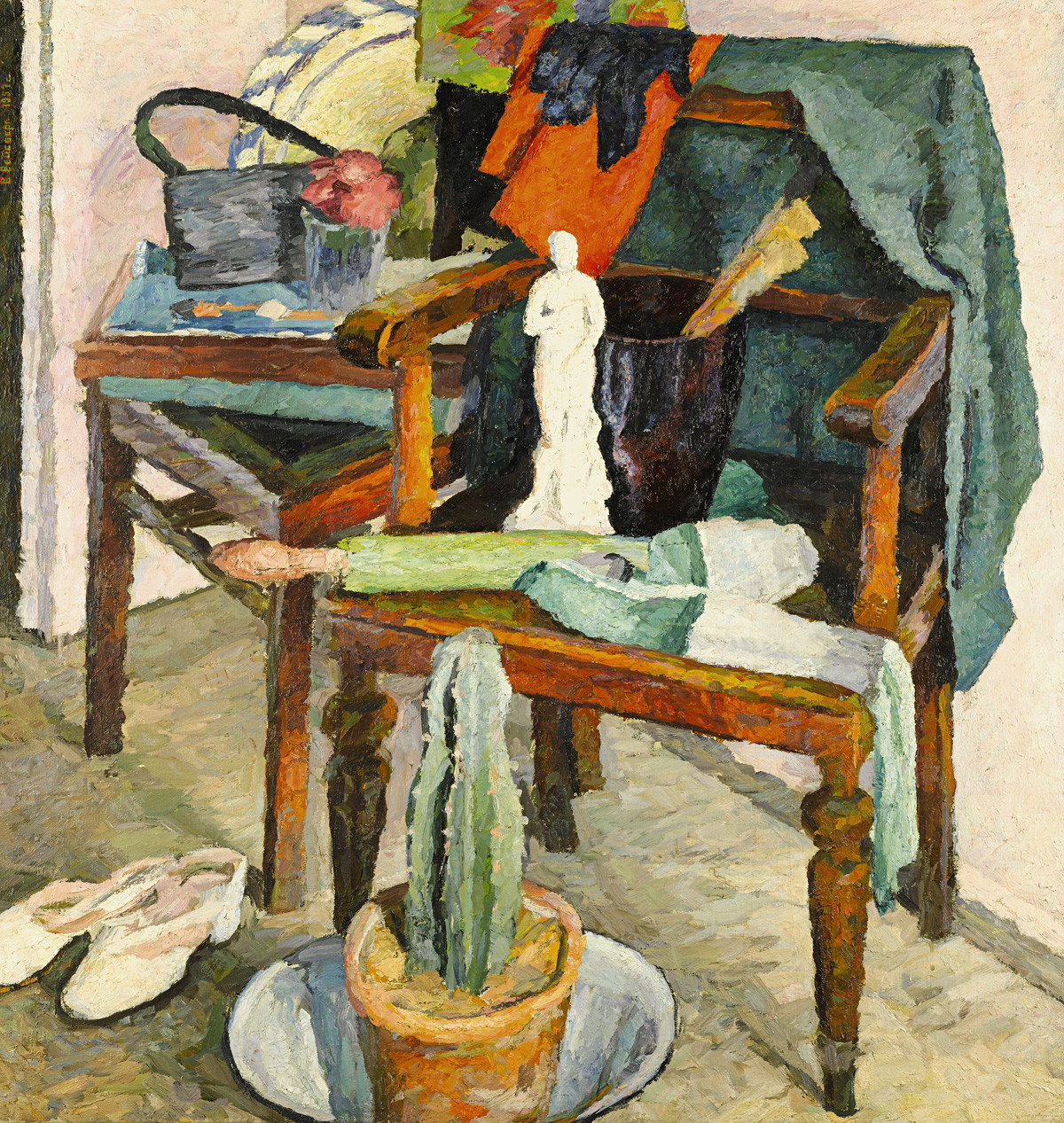 ウラジーミル・ヴェイスベルク。ウェヌスとサボテン。1957年。画布、油彩。100,6х95。