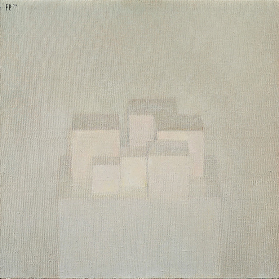Vladimir Weisberg. Composition with six cubes. 1976.