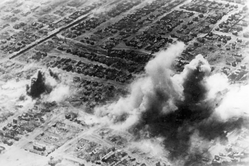 Nacistično bombardiranje Stalingrada, oktober 1942