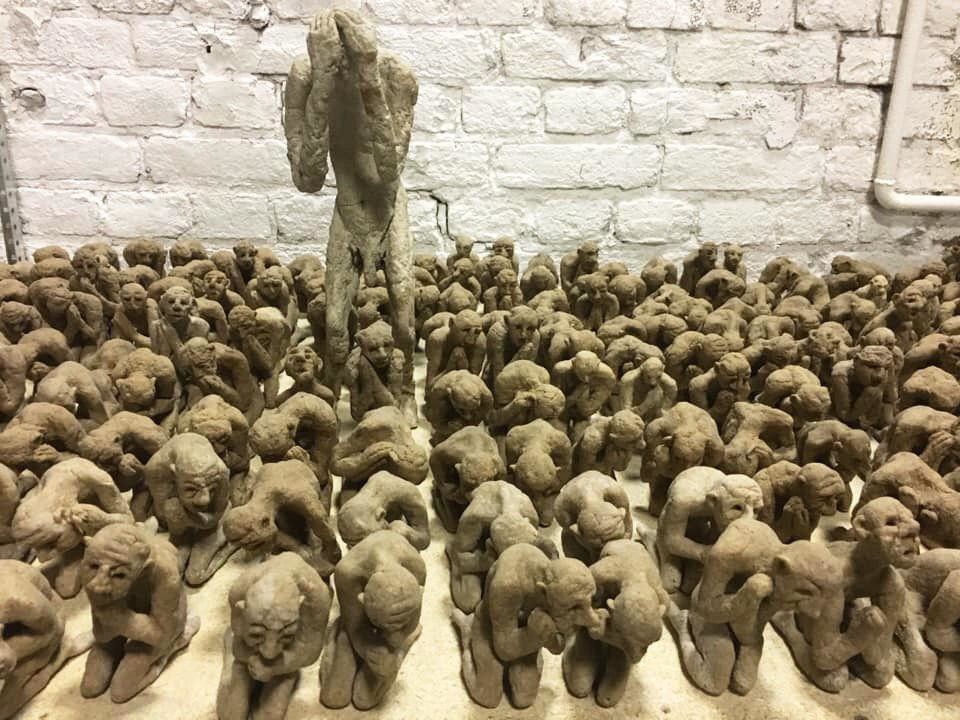 Скульптуры Андрея Кузькина в ЦТИ Фабрика