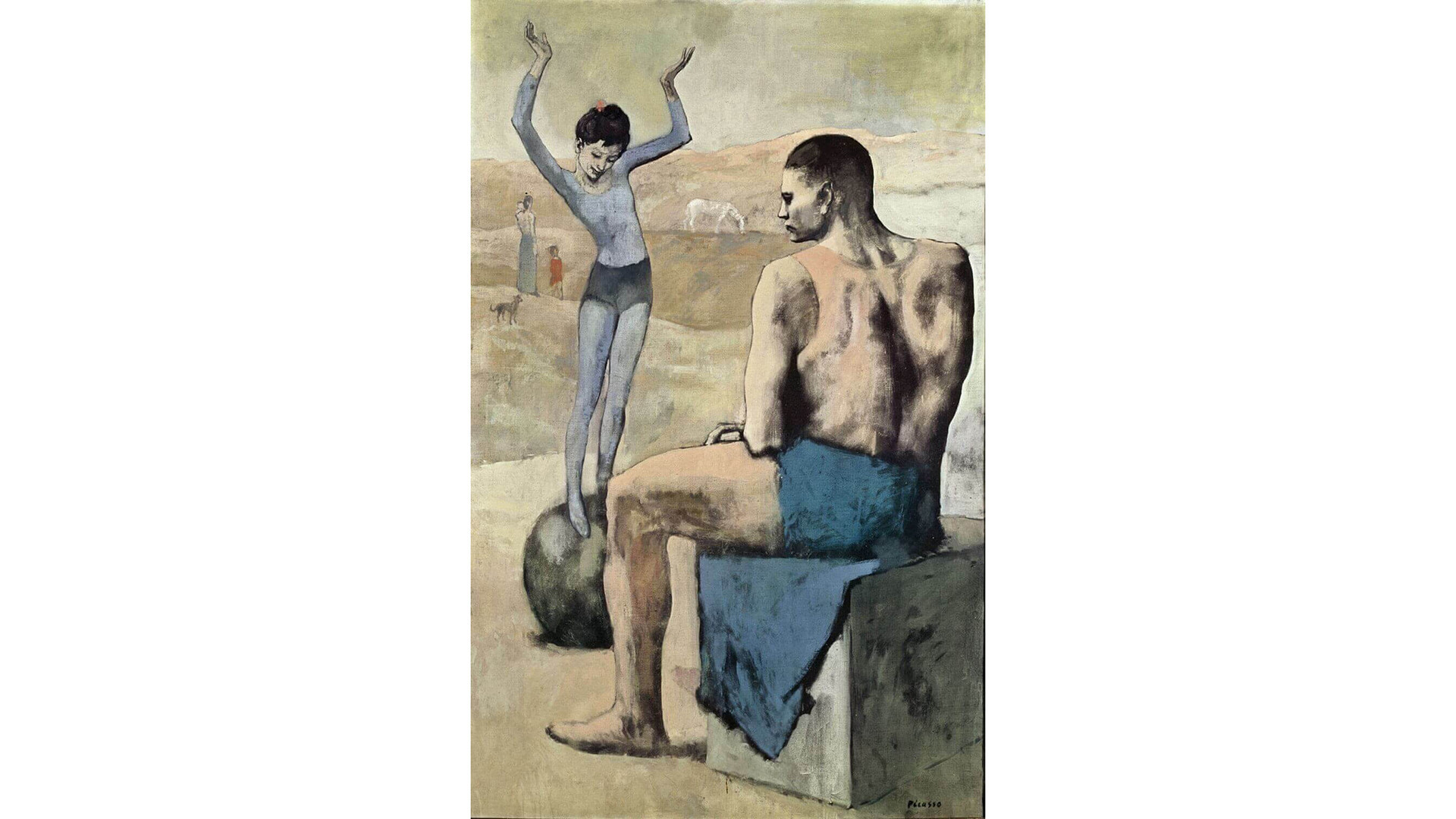 ‘La acróbata de la bola’, de Pablo Picasso.