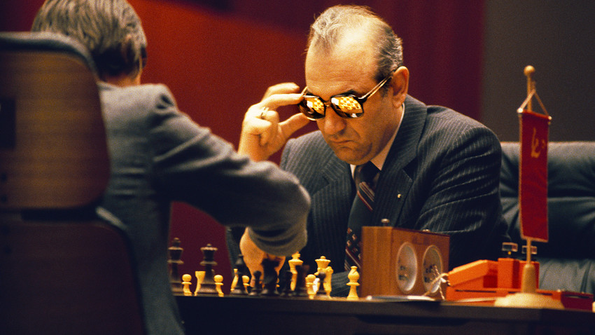 Schach Chess World Champion 1975-85 Karpov Anatoly 1982 USSR MNH postcard 