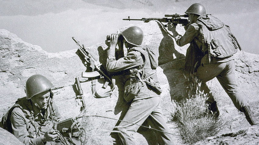 Совјетски војници у Авганистану, 1988.